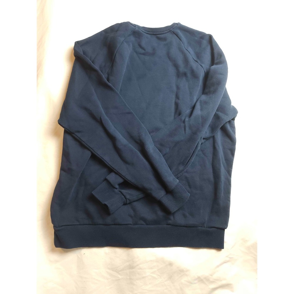 UNDER ARMOUR Sweatshirt Mens Medium Navy Blue Coldgear Loose Fleece Pullover Gym - Picture 5 of 5